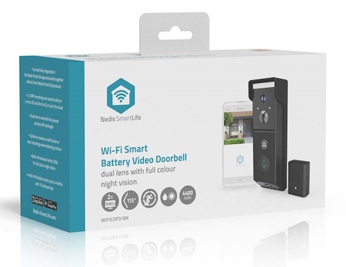 Nedis WIFICDP31BK detekce pohybu