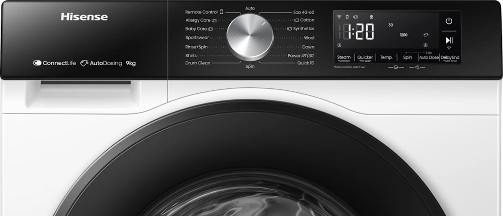 Hisense WF3S9045BW3 15 programů
