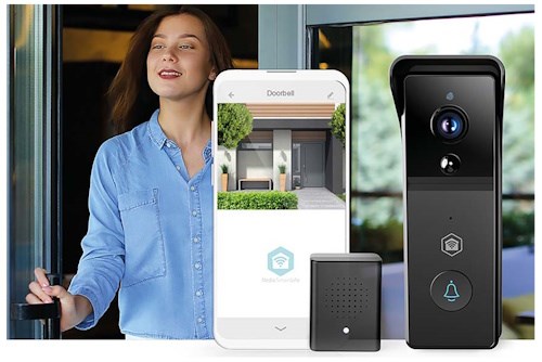 Nedis WIFICDP21BK upozornění do aplikace