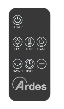 Keramický ohřívač Ardes 4P22FP dálkové ovládání