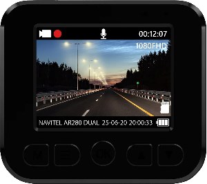 Navitel AR280 Dual kamera záběr 140°