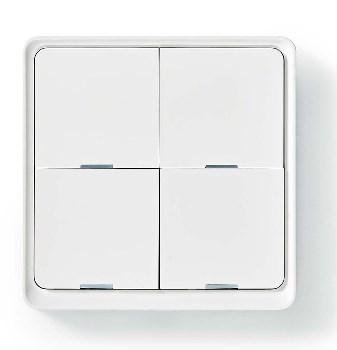 Nedis Nástěnný Vypínač ZigBee ZBWS40WT snadná instalace