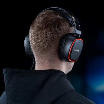 Niceboy ORYX X330 Cubix naušníky z PU kůže