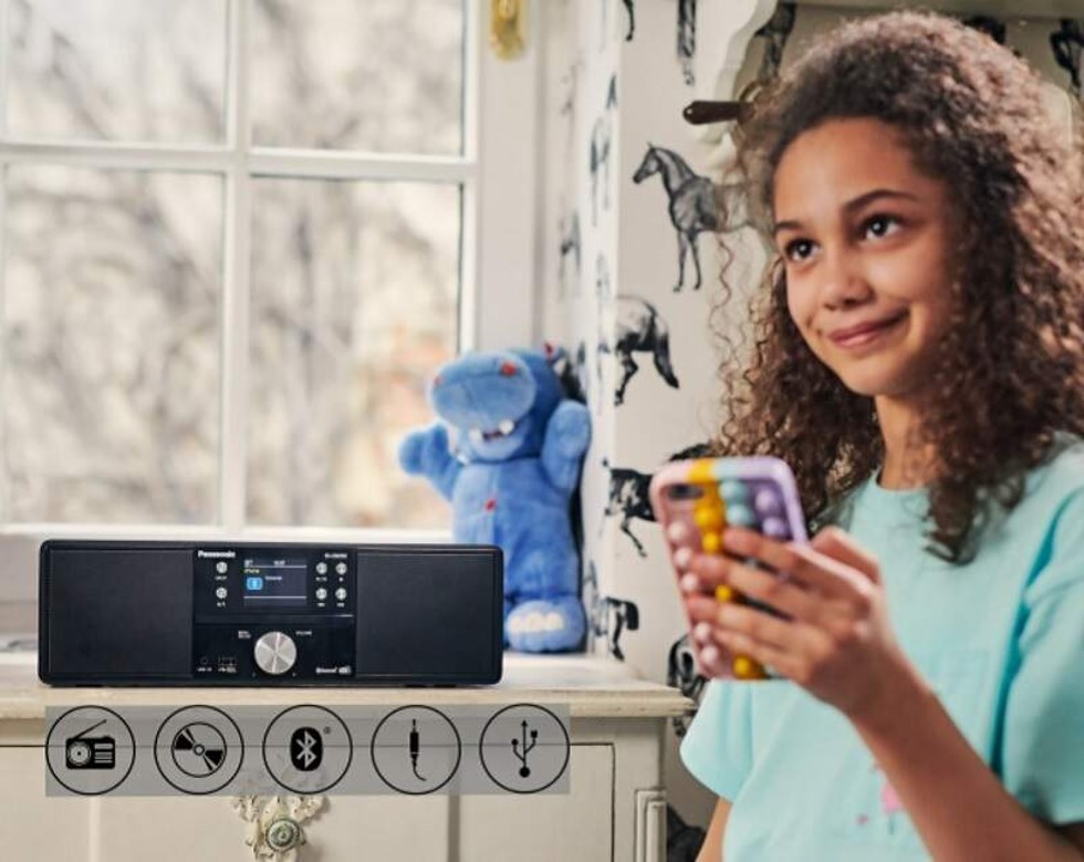 Panasonic SC-DM202EG-K budík