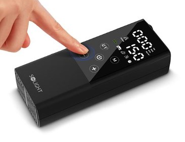 Solight PAP01 digitální kompresor displej