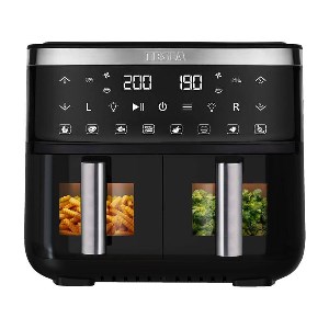 Tesla AirCook DualZone Q450 XXL dvě oddělené nádoby