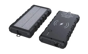 Viking solární outdoorová power banka W24W 24000 mAh, bezdrátové nabíjení solární nabíjení