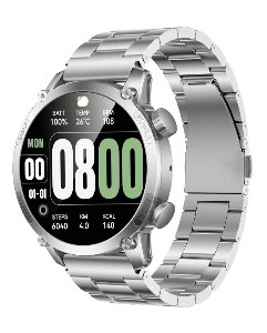 Armodd Silentwatch 7 Pro GPS stříbrná s kovovým řemínkem zdravotní parametry