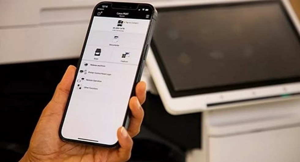 CANON i-SENSYS MF465dw dotykový displej