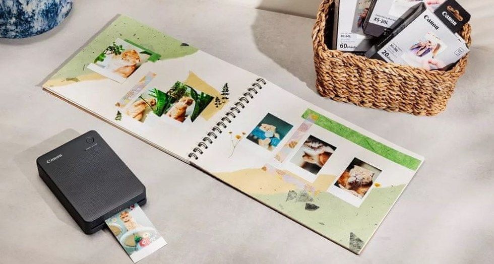 Canon Selphy Square QX20 šedá samolepicí papír