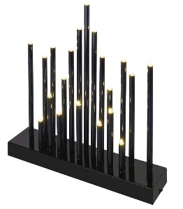 Emos DCAW04 LED svícen černý časovač