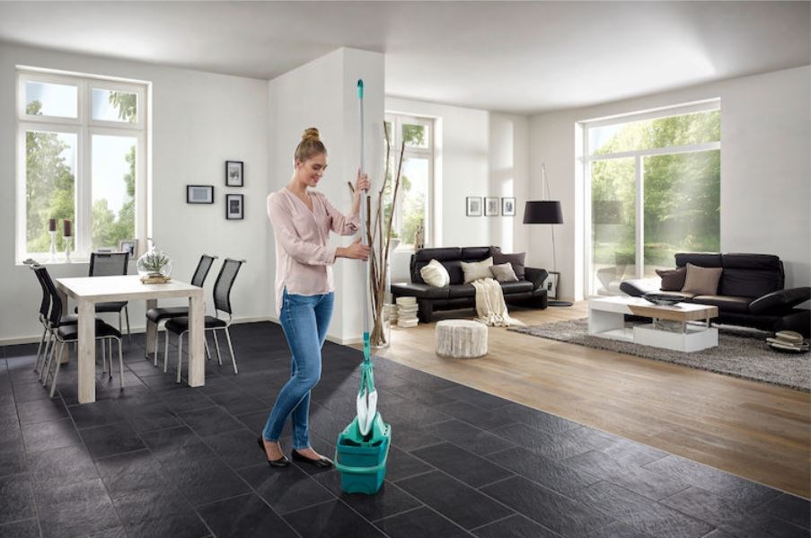 Leifheit Sada Combi Clean M + náhrada Static Plus Zdarma 55379 mop