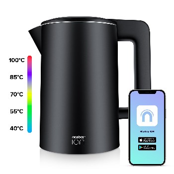 Niceboy ION SmartKettle Onyx black udržování teploty