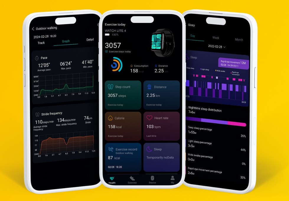 Niceboy watch GTX GPS časové funkce