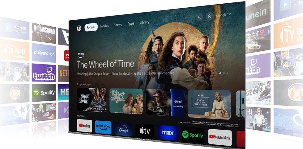 TCL 75T8B TV Google TV