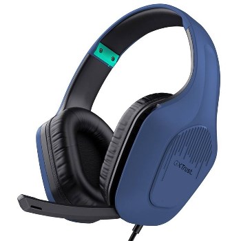 Trust Gxt415B Zirox Headset-Blue kvalitní zvuk