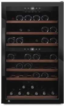 mQuvée WineExpert 66 nerez digitální zobrazení