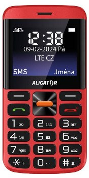 Aligator A910 Senior Red výdrž až 7 dnů