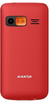 Aligator A910 Senior Red SOS tlačítko