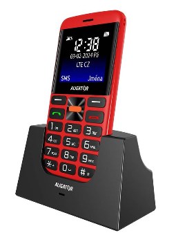 Aligator A910 Senior Red funkce VoLTE