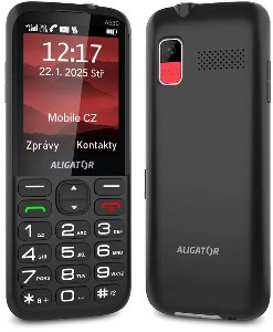 Aligator A930 GPS Senior Black dlouhá výdrž
