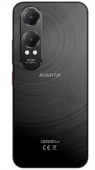 Aligator S8000 Duo 128GB Black 50Mpx zadní fotoaparát