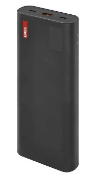 Emos Powerbanka NTBF30, 27 000 mAh, 100 W PD, černá funkce passthrough