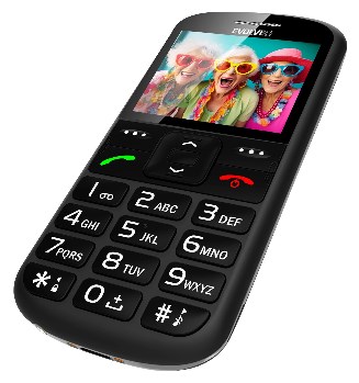 Evolveo EasyPhone XS Black až 10 dní výdrže