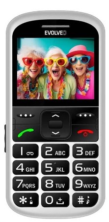Evolveo Easy Phone XS White velká tlačítka