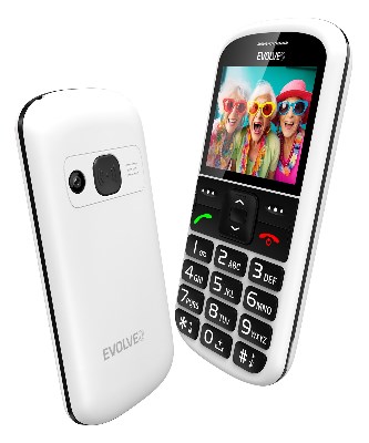 Evolveo Easy Phone XS White FM rádio