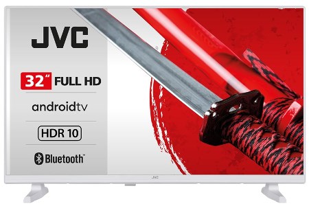 JVC Televize 32VAF335W, bílá montáž na stěnu