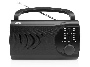 Radiopřijímač RA-E321B, černý otočný knoflík