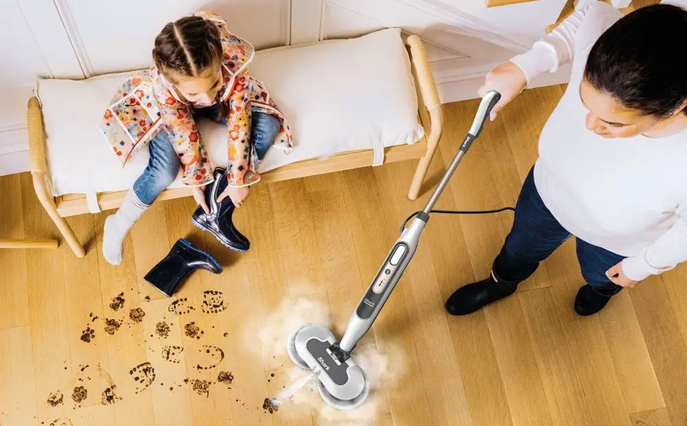 Shark S8201EU Steam&Scrub až 150 otáček za minutu