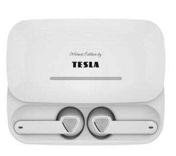 Tesla Sound EB20 sluchátka Luxury White 4 gramy