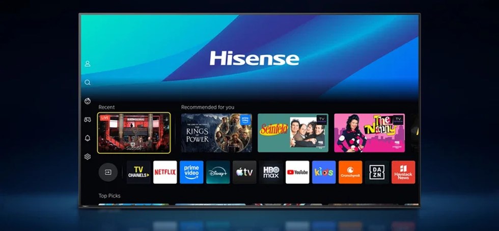 Hisense 40A4S Apple Home a Google Home