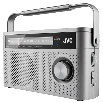 JVC RA-E315G, šedý napájení ze sítě nebo bateriemi
