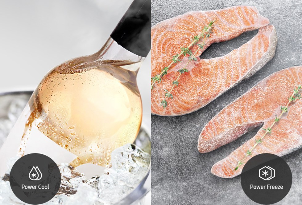 Samsung RS70F65QETEO Power Cool