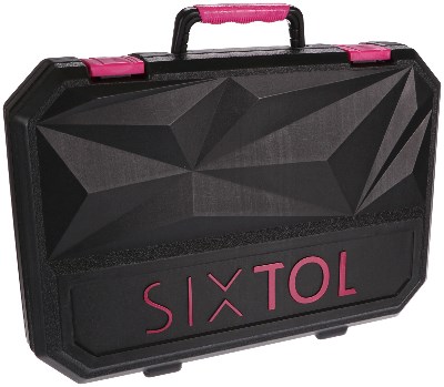 Sixtol SX3027 Sada nářadí Home Pink 128 nářadí v kufru