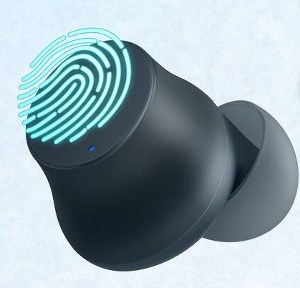 Earfun TWS sluchátka Free Mini černá dotykové ovládání