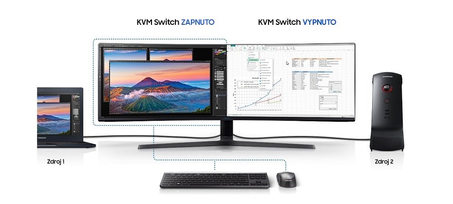 Samsung C49J89 Picture-by-Picture