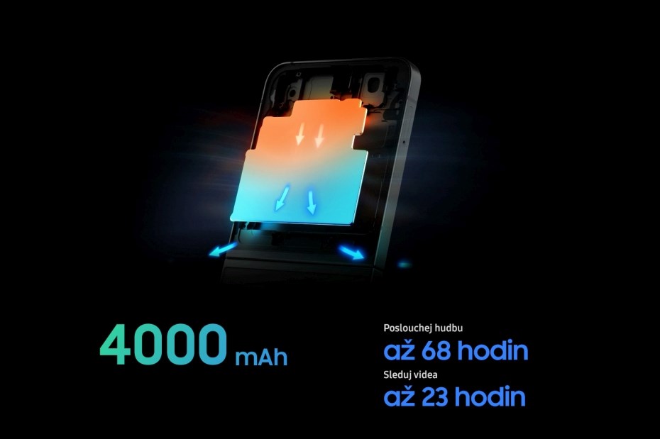 Samsung Galaxy Z Flip6 chladicí komara