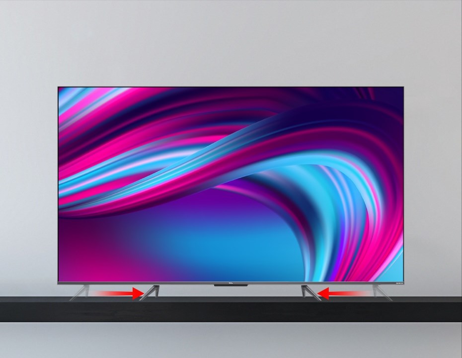 TCL C71B bezrámečkový design