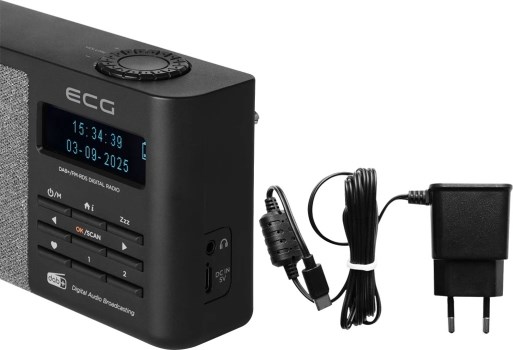 ECG RD 250 DAB Black 6 hodin nepřetržitého provozu