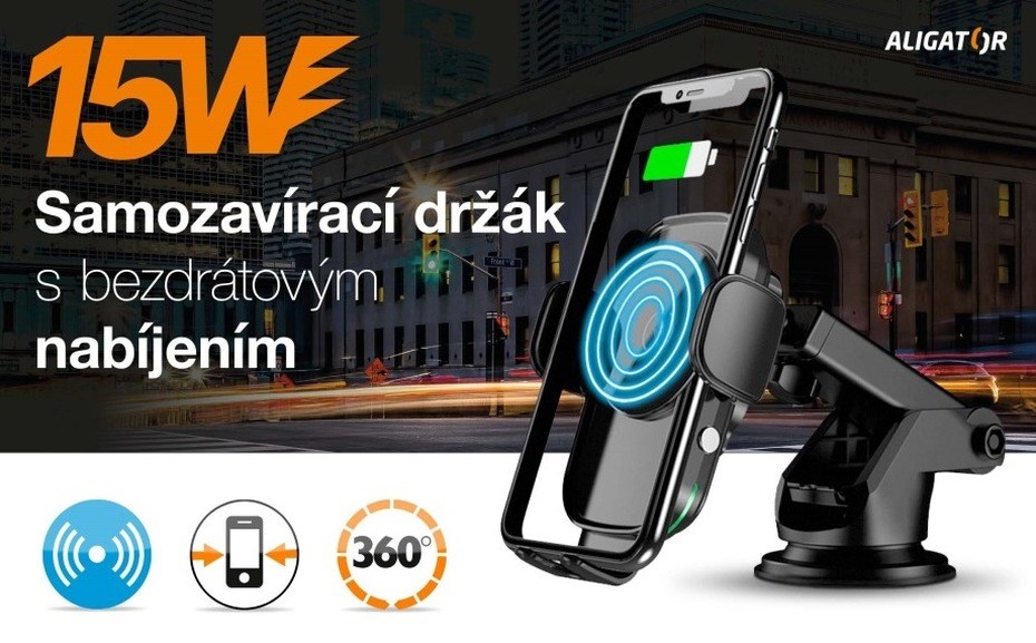 Aligator 3v1 HAK02 držák do auta