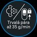 Trvalá pára až 35 g/min