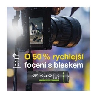 GP ReCyko Pro speciálně pro fotoaparáty