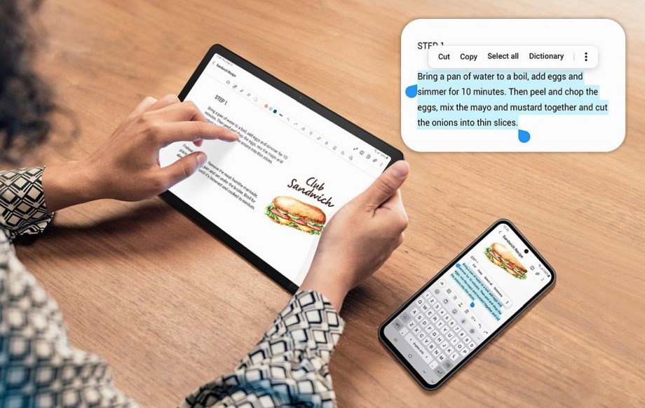 Samsung Galaxy Tab A9+ prostorný displej
