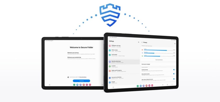 Samsung Galaxy Tab A9+ bezpečné složky