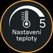 5 nastavení teploty