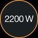Příkon 2200 W